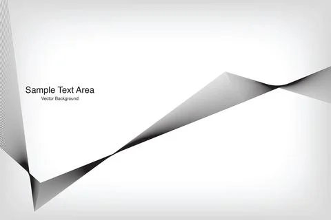 Modern Abstract Wave Pattern, Vector Background Stock Illustration