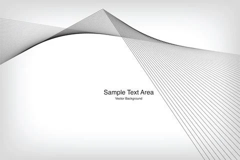 Modern Abstract Wave Pattern, Vector Background Stock Illustration