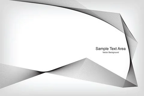 Modern Abstract Wave Pattern, Vector Background Stock Illustration