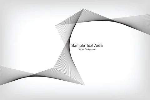 Modern Abstract Wave Pattern, Vector Background Stock Illustration