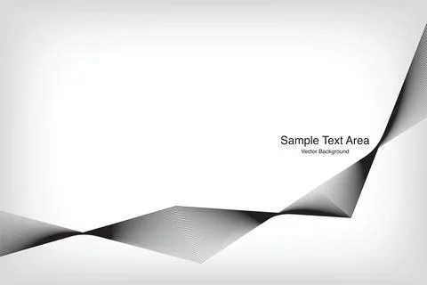 Modern Abstract Wave Pattern, Vector Background Stock Illustration