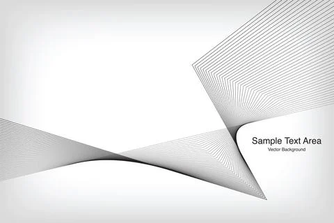 Modern Abstract Wave Pattern, Vector Background Stock Illustration