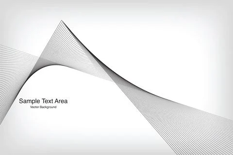 Modern Abstract Wave Pattern, Vector Background Stock Illustration