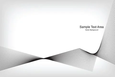 Modern Abstract Wave Pattern, Vector Background Stock Illustration