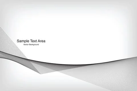 Modern Abstract Wave Pattern, Vector Background Stock Illustration