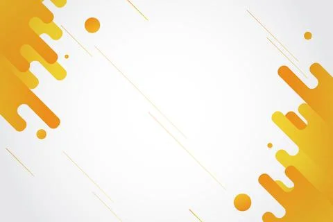Modern Abstract Yellow Drip Background with Gradient Liquid Shapes Stock Illustration