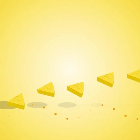 Modern abstract yellow gradient background seamless geometric blob design Stock Footage 344777500