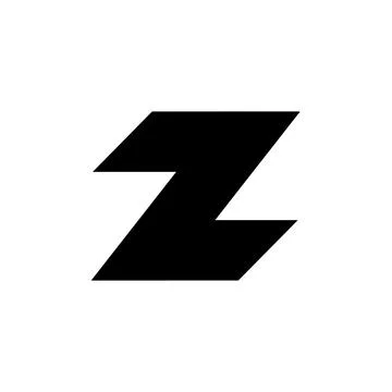 Modern abstract z-shaped arrow icon for directional user interface design Stock Illustration