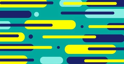 Modern abstraction, composition made of various rounded shapes of lines in co 스톡 일러스트