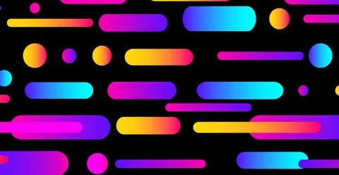 Modern abstraction, composition made of various rounded shapes of lines in... Foto stock