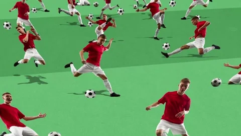 Modern ad video. Multiple action poses o... | Stock Video | Pond5