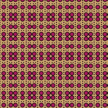 Modern African Wax Pattern Vector Stock Illustration