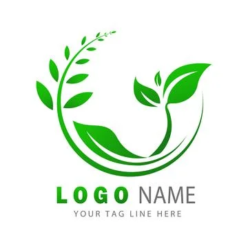 Modern Agro Logo Vector Design Stock Illustration