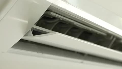 Modern Air Conditioner  Stock Footage 204738869