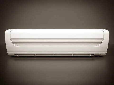 Modern air conditioner Illustrazione stock