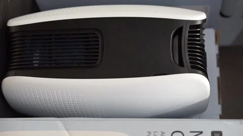 Modern air humidifier vertical video Stock Footage 260661475