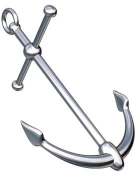 Modern anchor Stock Illustration