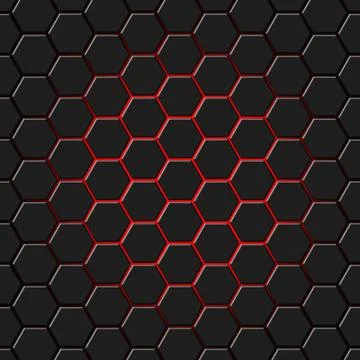Modern and abstract 3d texture with shining red light Stock Illustration