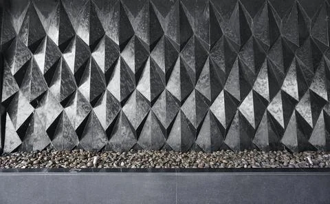 Modern and Abstract wall pattern design Stock Illustration