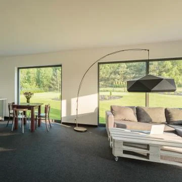 Modern and comfortable interior Stock Photos