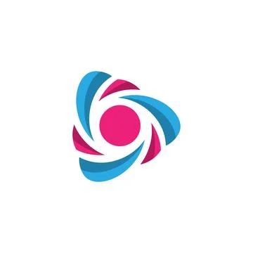 Modern and creative play icon button for technology collection Stock Illustration