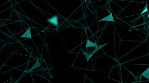 Modern and dynamic blue plexus lines and dots connection motion movement. Stock Footage 327346063