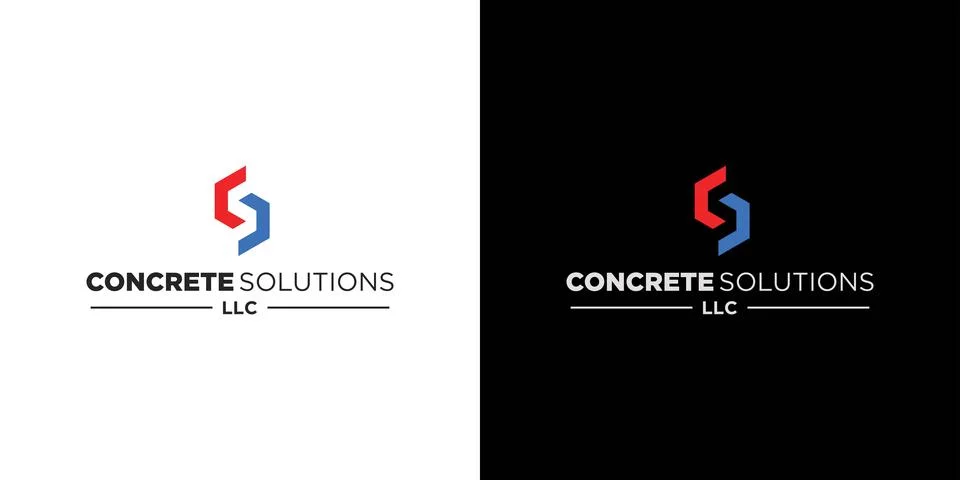 Modern and powerful CS initials logo Stock Illustration