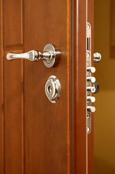 Modern and safe lock Foto stock