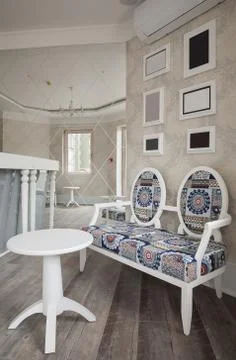 Modern and Simple Interior Design 스톡 사진