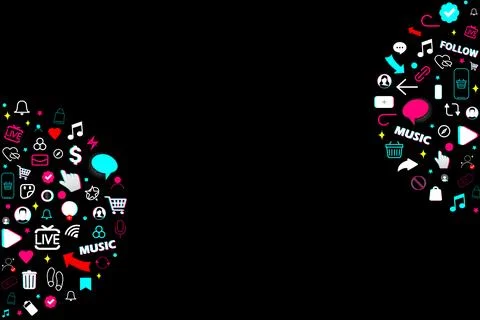 Modern and simple theme for a popular social network. Vector illustration イラスト素材