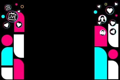 Modern and simple theme for a popular social network. Vector illustration Stockillustratie