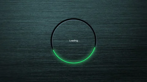 A Modern and Stylish Loading Animation in Green and Black Colors for Your Stock Footage 289363725