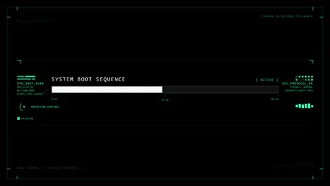 Modern Animated Light Beam Progress Bar with Gradient Effect Stock Footage 339384141