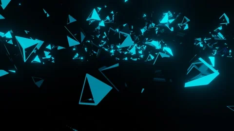 modern animated loop background. blue fl... | Stock Video | Pond5