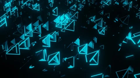 modern animated loop background. blue fl... | Stock Video | Pond5