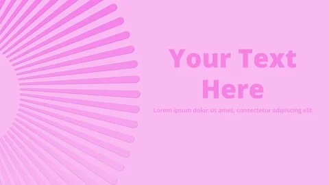 Modern animated motion background. Rotating pink circle of petals Stock Footage 303867662