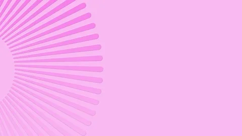 Modern animated motion background. Rotating pink circle of petals Stock Footage 303867688