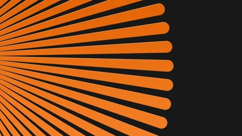 Modern animated motion background. Rotating orange circle of petals Stock Footage 303868597