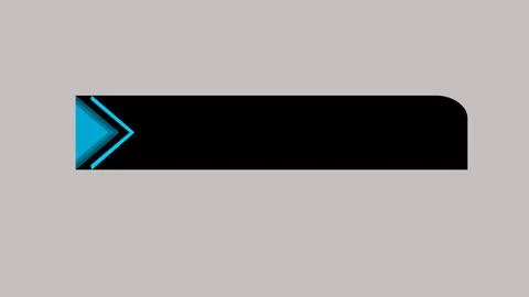Modern animation lower third. Smooth movement animation of the cool designe.. Illustrazione stock