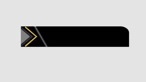 Modern animation lower third. Smooth movement animation of the cool designe.. Stock Illustration