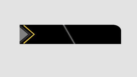 Modern animation lower third. Smooth movement animation of the cool designe.. Stock Illustration
