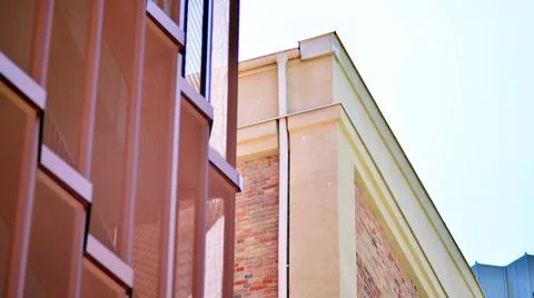 Modern apartment building facade Stock Photos