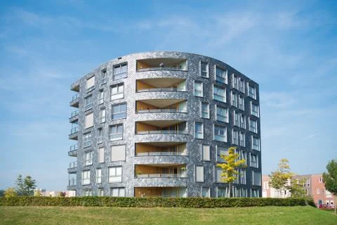 Modern apartment building Stock Photos