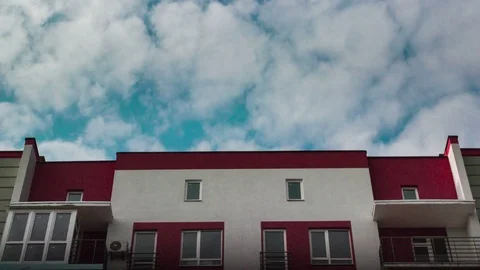 Modern apartment buildings Stock Footage 74045801