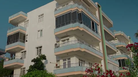 Modern Apartment Buildings Stock Footage 339703357