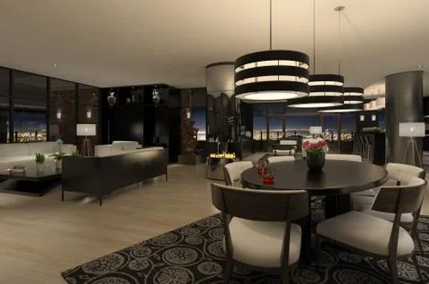 Modern Apartment Illustration