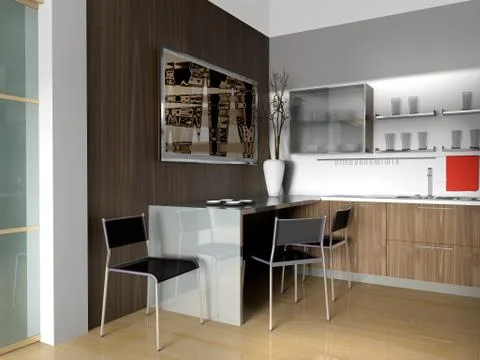 Modern  apartment Stock Illustration