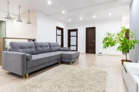 Modern apartment interior Stock Photos