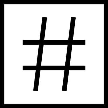 Modern  application icon in black and white Stock Illustration