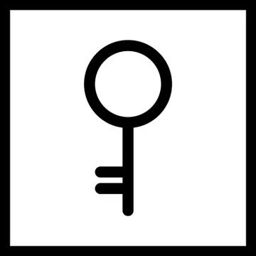 Modern  application icon in black and white Stock Illustration